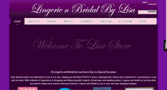 Desktop Screenshot of bridalbylisa.com
